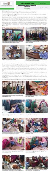Barefoot Training Workshop for Category 5: Kashi/Terracotta products, Village Pilari 1