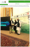 Yasmeen Lari awarded the Best Humanitarian Architect of Pakistan by Diplomatic Business Council.