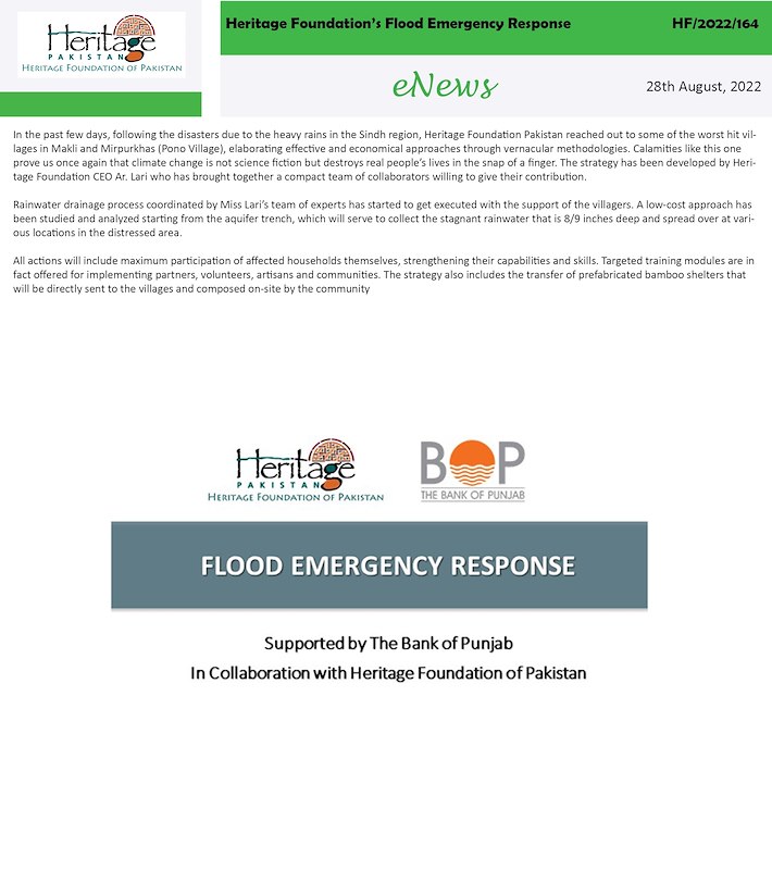 Heritage Foundation’s Flood Emergency Response